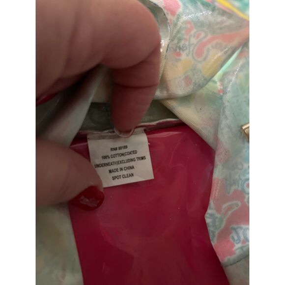 Lilly Pulitzer In The Beginning Gold Sparkle Tote Bag – Gold Sequin Trim - Picture 12 of 16